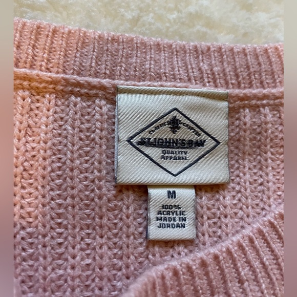 Light pink knit St Johns sweater - Picture 2 of 4